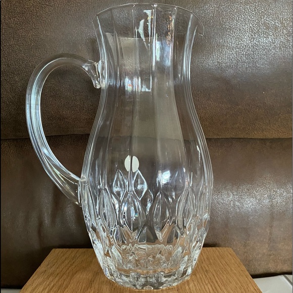 Cristal d’Arques Lead crystal Vase Pitcher France 9 1/2” Tall - Picture 3 of 7